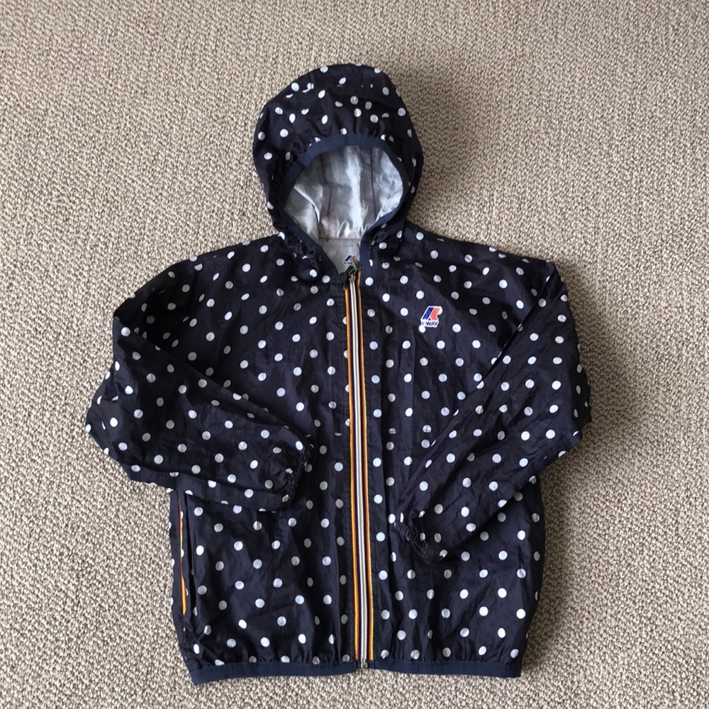 K-Way for Crewcuts Packable Rain Jacket Size 8